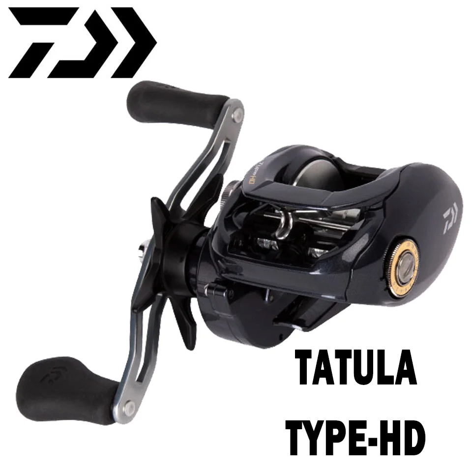 

DAIWA TATULA TYPE-HD Baitcasting Reel 6.3:1/7.3:1 Low Profile Reels 6KG Power TWS 7BB+1RB Left or Right Hand Crank Casting Reel