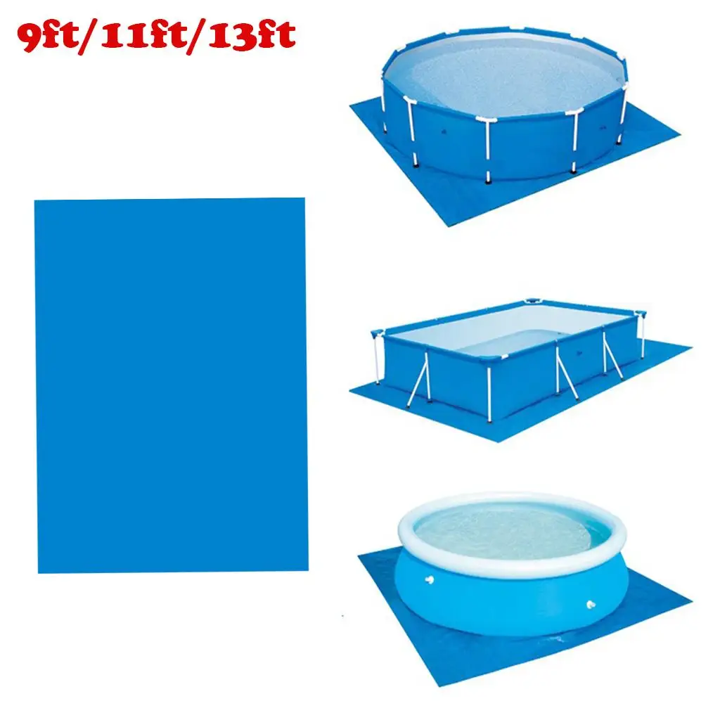수영장 바닥 천 타프 정원, 야외 수영장 바닥 매트, 3 가지 크기