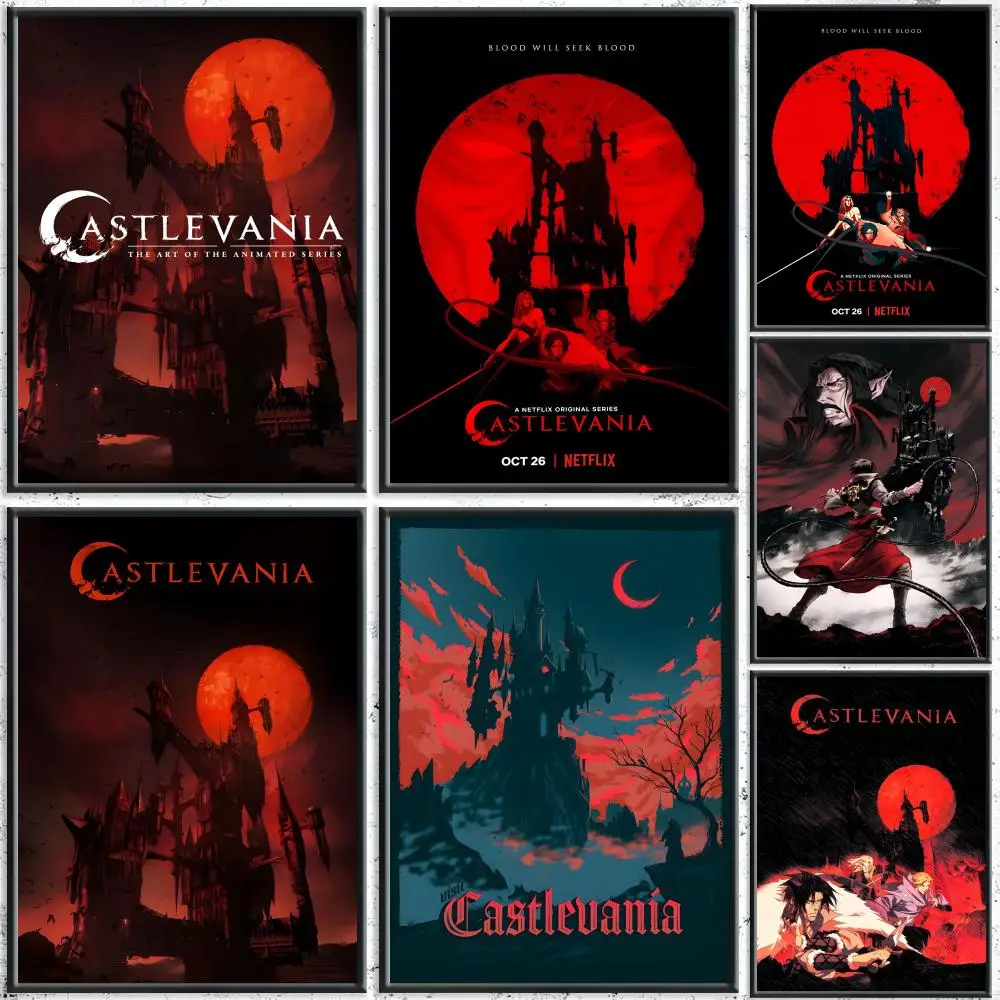 Game C-CastlevaniaS Painting Calligraphy HD Canvas Poster Crease Free Waterproof All Space Wall Decor