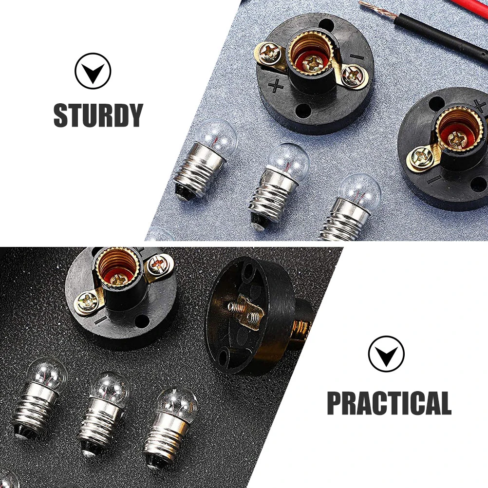 

Screw Lamp Holder Light Bulb Fitting Chargeable Base Holders LED Accessories