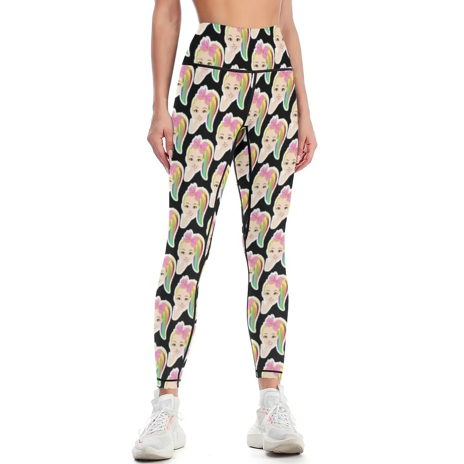 

jojo siwa art drawing Leggings Tight fitting woman gym wear Golf wear sports for Womens Leggings