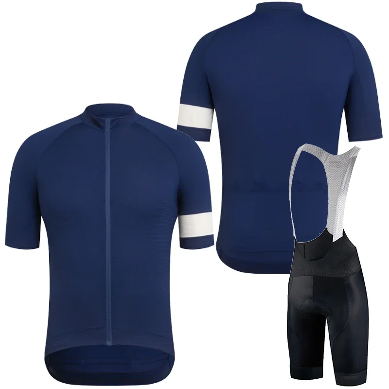 

Blue Cycling Jersey Set Summer MTB Short Sleeve Cycling Clothing Outdoor Riding Bike Uniform Bike Race Sportswear Ropa Ciclismo