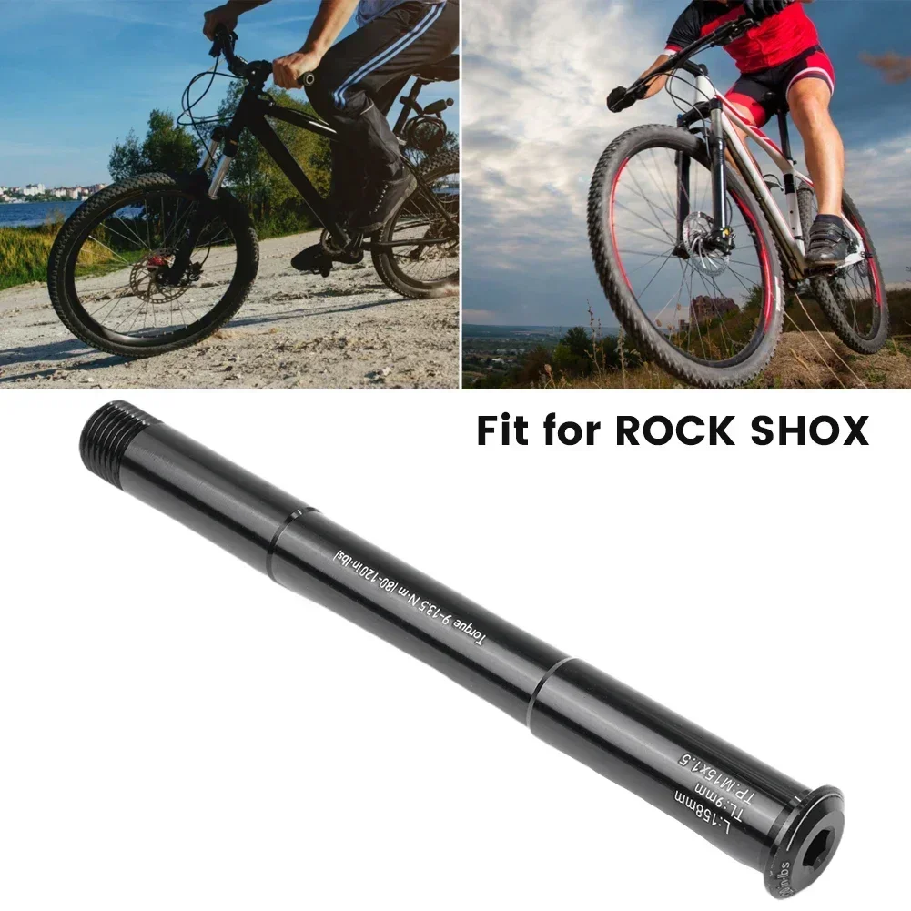 MTB Thru Axle Road Bike Shaft Front Rear Skewers Cap Wheel Axis Hub For 15X110 Bicycle Front Fork Thru Axle Skewer New