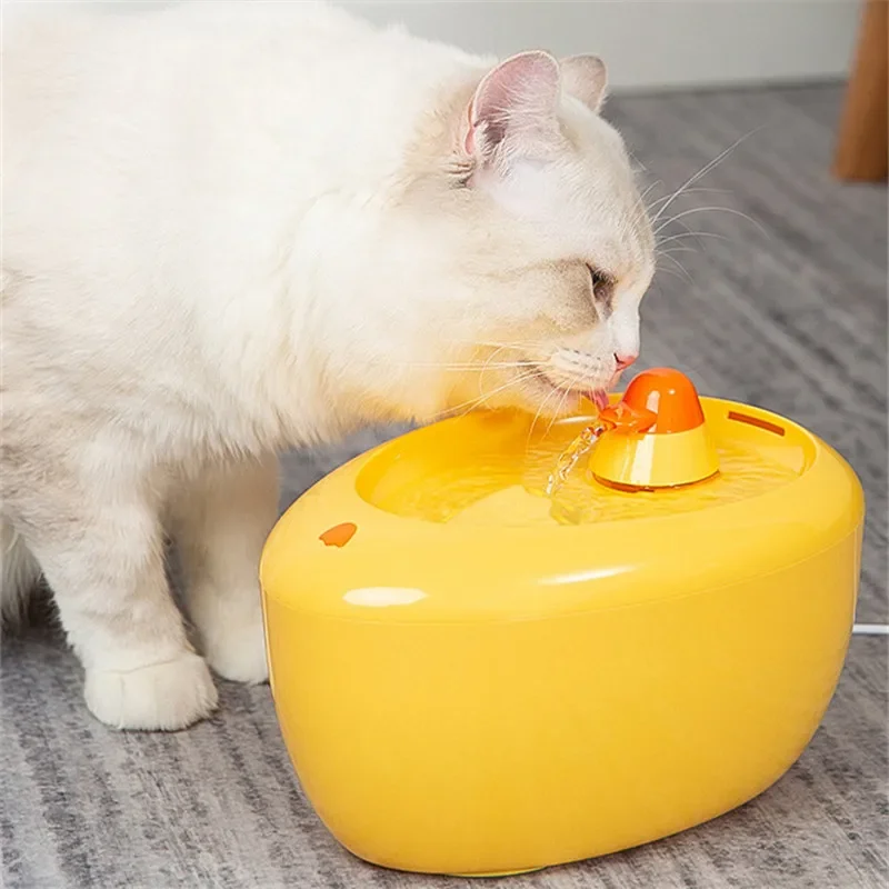 Automatic Drinking Fountain for Pets,Drinker for Cats,Kitten Drinking Bowl Pet Waterer Dispenser,Indoor Decor,Waterfall Desktop,