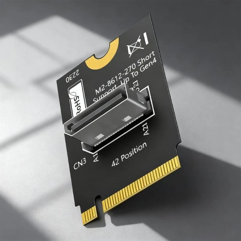 K0EA M.2 NVME To 8612 2230 Adapter Card With High Heat Conductivity PCB Material Optimized For Stable Data Transfer