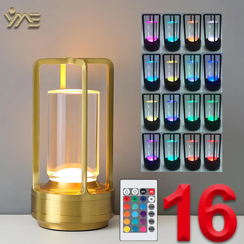 led lights room decor desk lamp USB charging bedside table lamp Bedroom Outdoor camping Luxury atmosphere night light rgb lamp