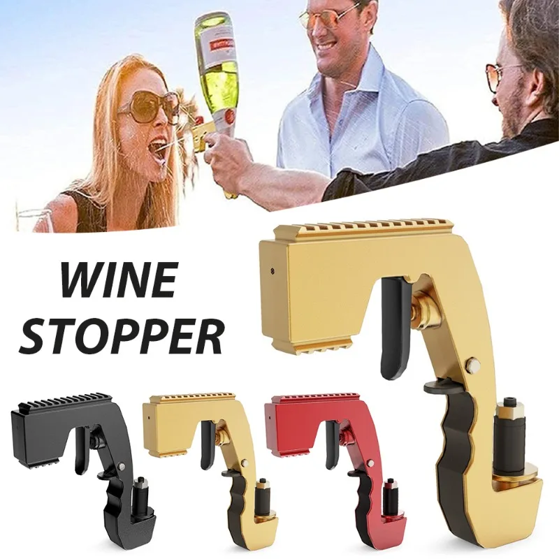 Pistola de champán, pistola de cerveza, dispensador de vino, botella, eyector de cerveza, pistola pulverizadora de alimentación, tapa de botella, lanzador de vino, eyector de alimentación para fiesta