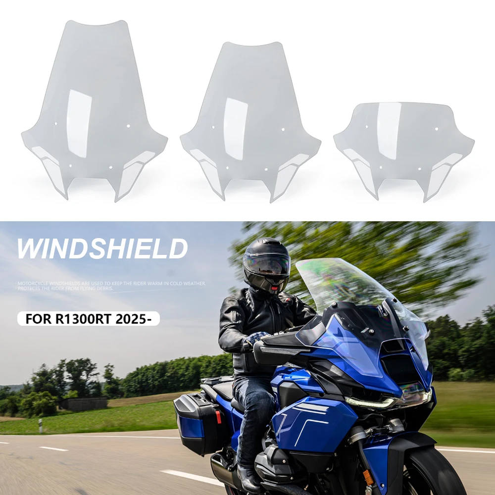 

Motorcycle Accessories For BMW R 1300 RT R1300RT R1300 RT WindScreen Windshield Wind Shield Screens Deflectors Transparent 2025-