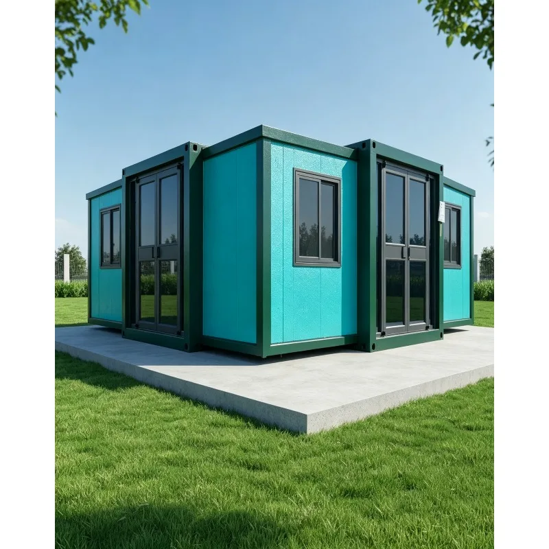 AU Standards 40Ft 20Ft Prefab Expandable Container House 1 2 3 4 5 Bedroom Foldable Container Living Mobile Home Granny Flat