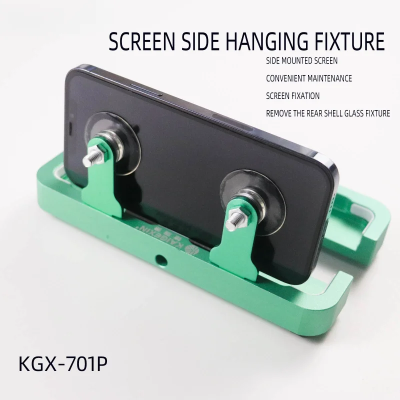Universal Mobile Phone Screen Side Hanging Fixture Adjustable Repair Clamp Back Glass Removal Fixing Holder Suction Cup