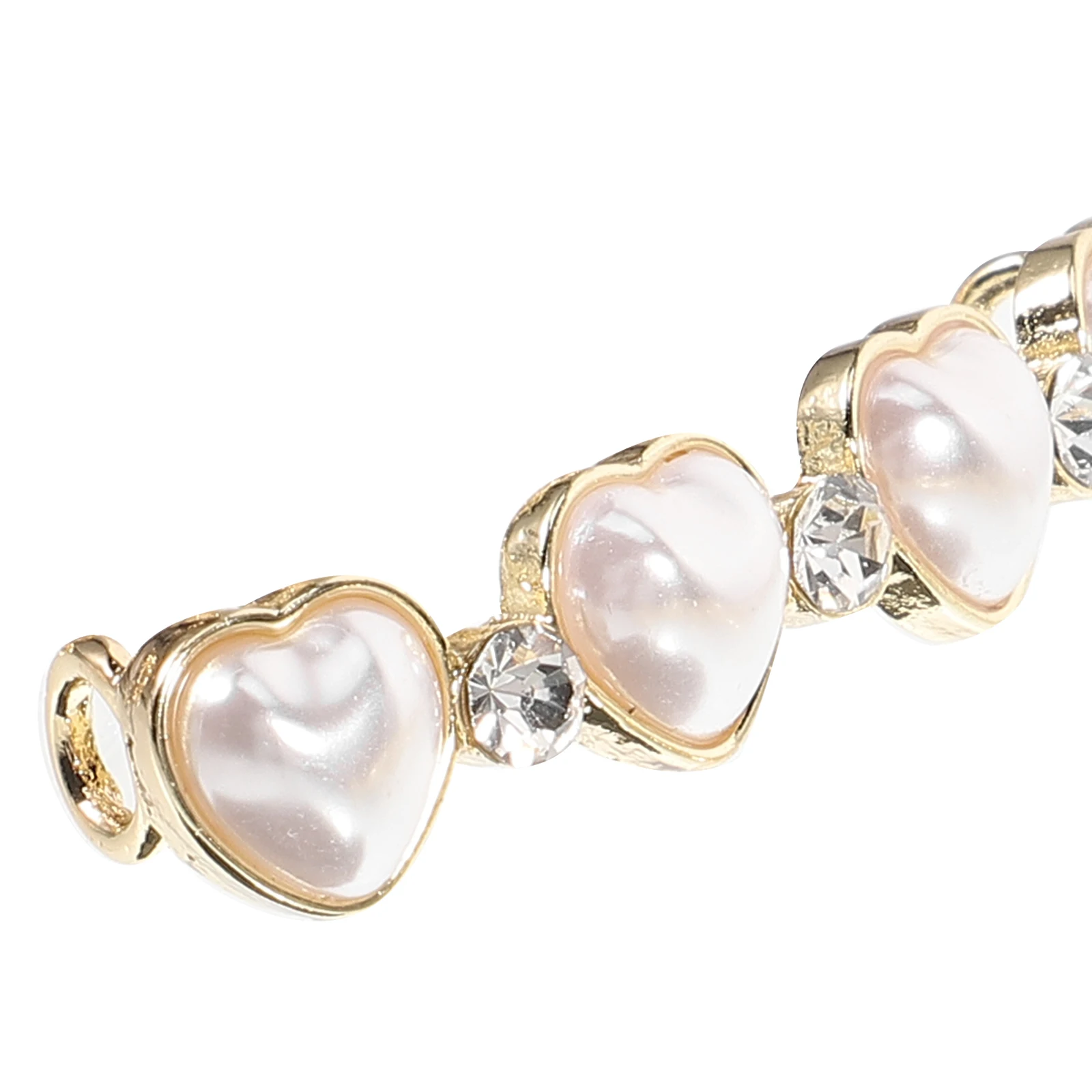 

4 Pcs Hollow-out Cherry Blossom Bow Pearl Rhinestone Shoe Clips Decorative Accessories for Sneakers