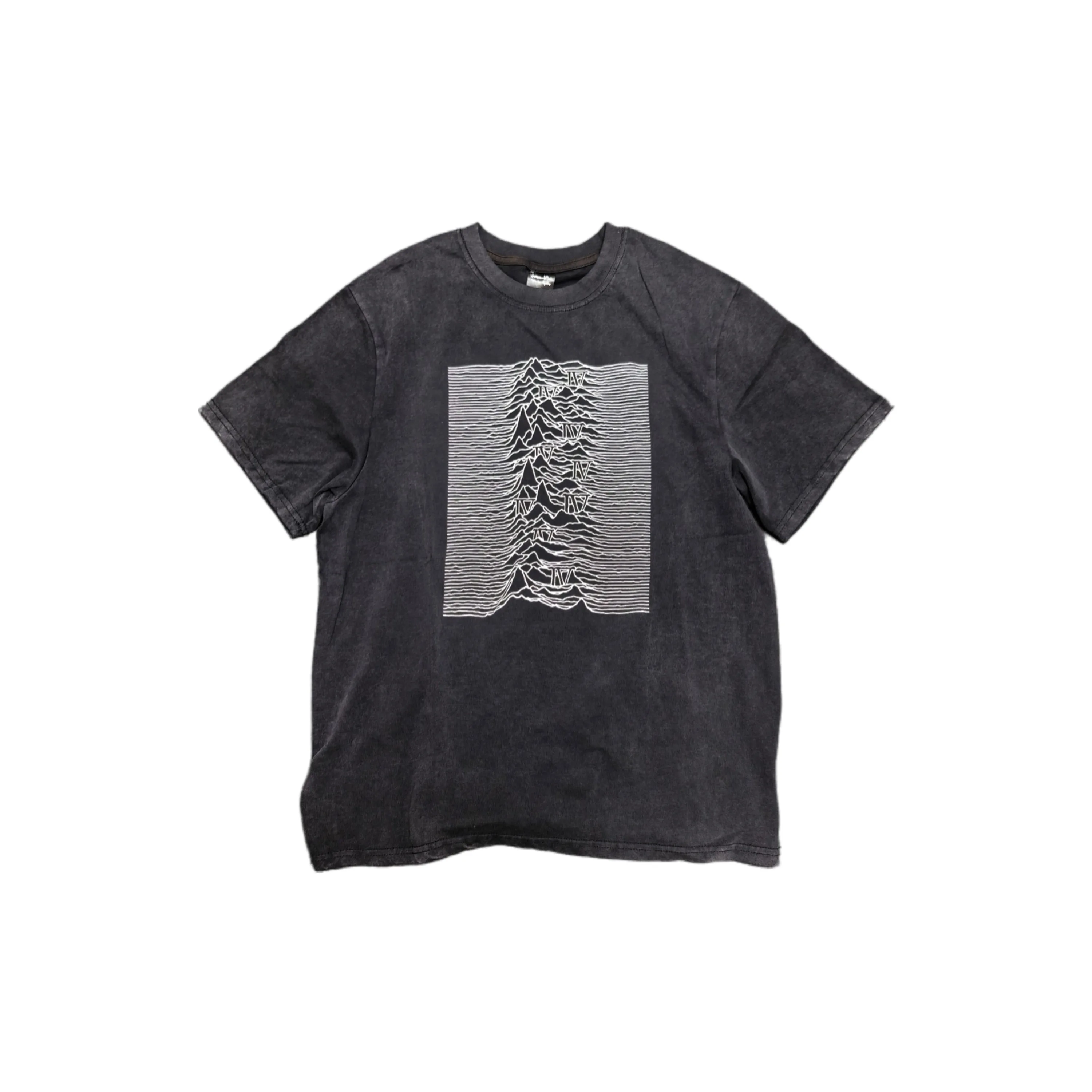 

Lmyer NumberNine Archive ECG Retro Destruction Black Washed Skull T-shirt Men Summer Tees