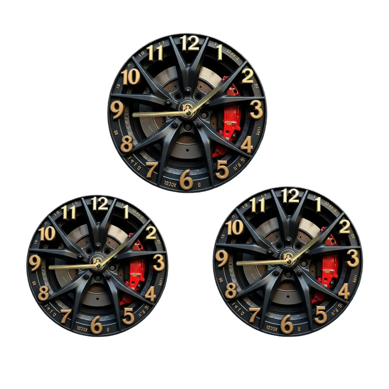 Reloj de Pared Moderno 2D Vintage, Silencioso, Elegante, para Oficina, Estudio, Guardería, Hogar