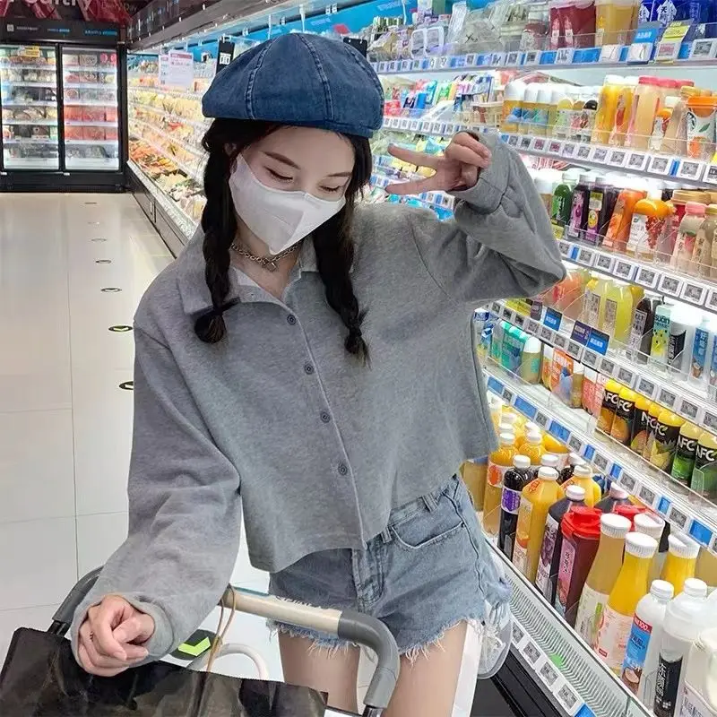 

Женские толстовки, теплые стильные черные, серые, с карманами для скейтборда, трикотажная ткань с геометрическим рисунком, легкая эластичная обычная флисовая подкладка Y2K