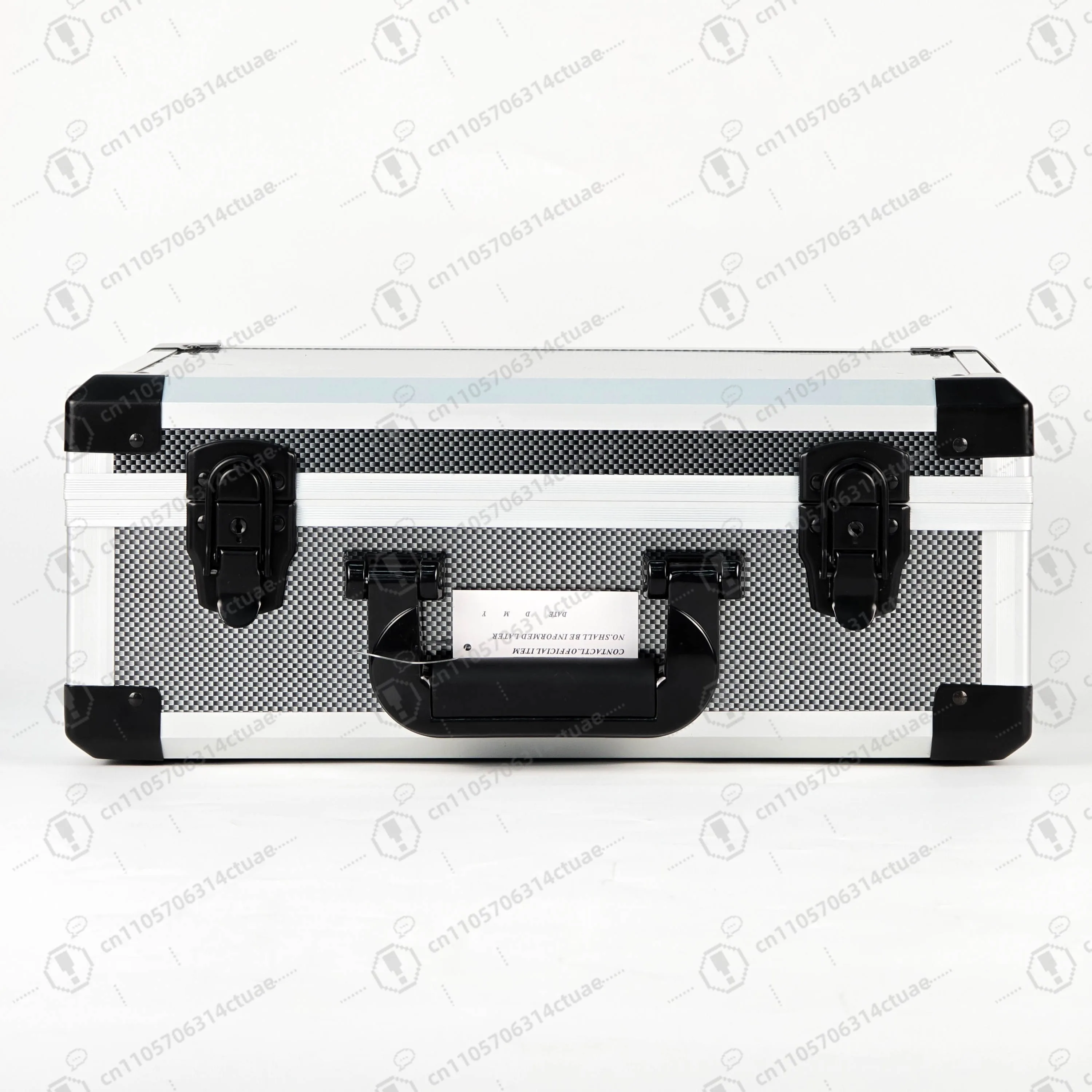 صندوق أدوات ألومنيوم مبطن بالرغوة من مادة EVA، صندوق تخزين منزلي صلب لتغليف معدات الحدائق المعدنية #4