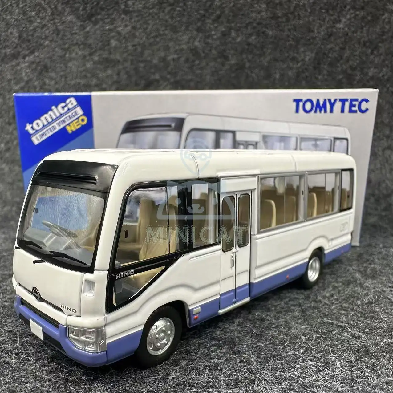 2410 TOMYTEC 1/64 TLV LV-N326a HINO LIESSE II LX alloy trolley model collection decoration