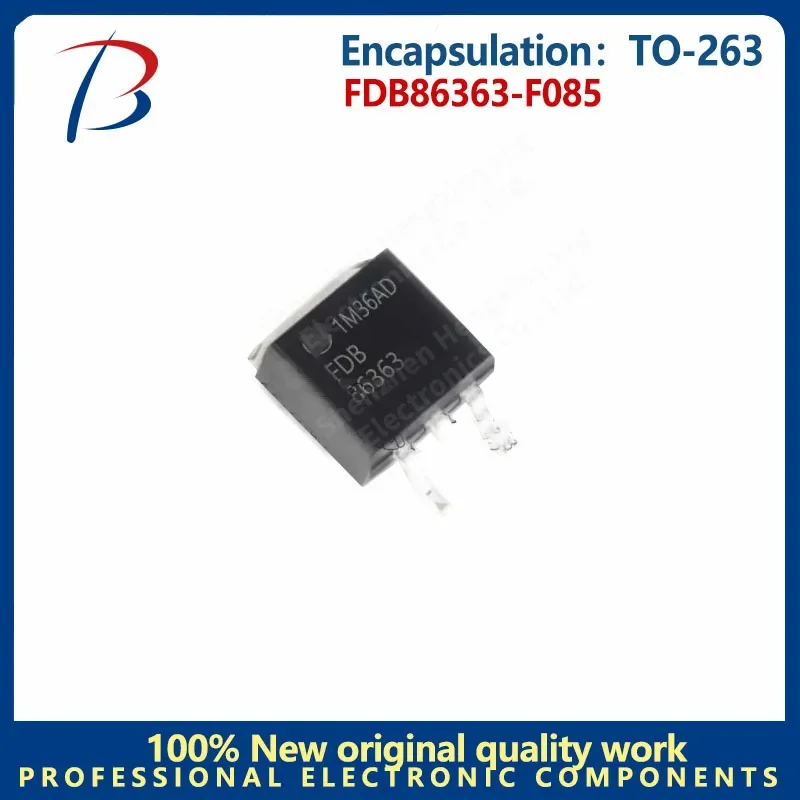 1pcs pacote FDB86363-F085 TO-263 80V 110A canal N MOS FET