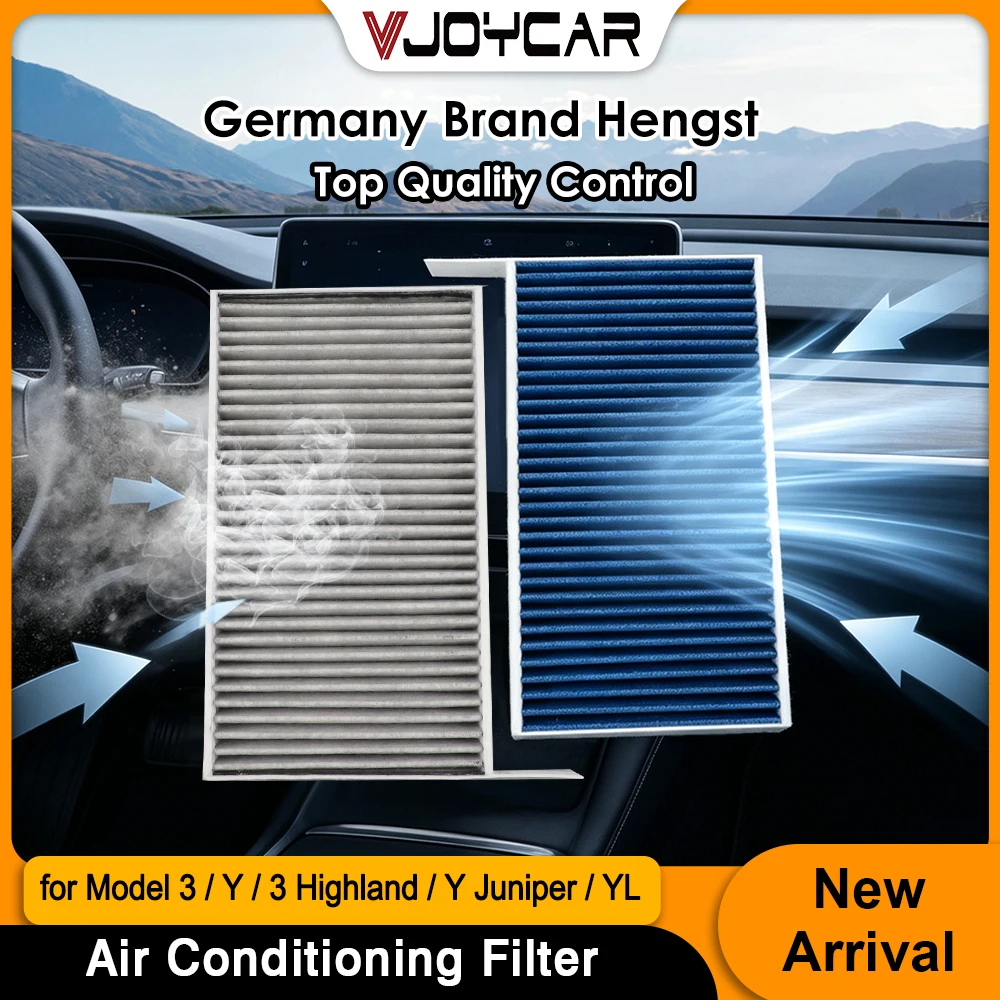 

Vjoycar Activated Carbon Air Conditioning Filter for Tesla Model 3 Y New Y Juniper YL HVAC Filter Replacement Model 3 Highland