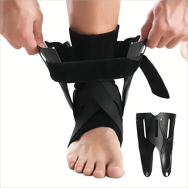 1/2PCS Ankle Brace for Sprained Ankle Support with Side Stabilizers for Men Women Ankle Splint Stabilizer Recovery Tendonitis 2