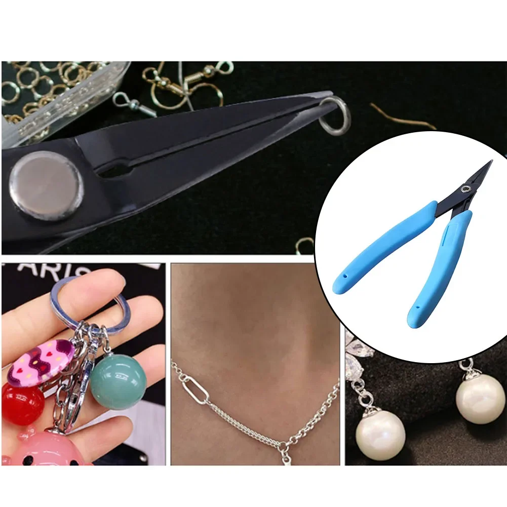 5-inch Fine Pointed Nose Pliers Chain Tweezer Nose Plier Unique Design Finer Tip Jewelry Making Precision Work Wire Hand Tools