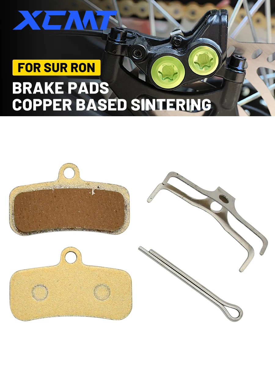 Accessoires de Motocross électriques en alliage métallique et de laiton, plaquettes de frein silencieuses avant et arrière pour pièces Surron Sur Ron sur-ron Light Bee