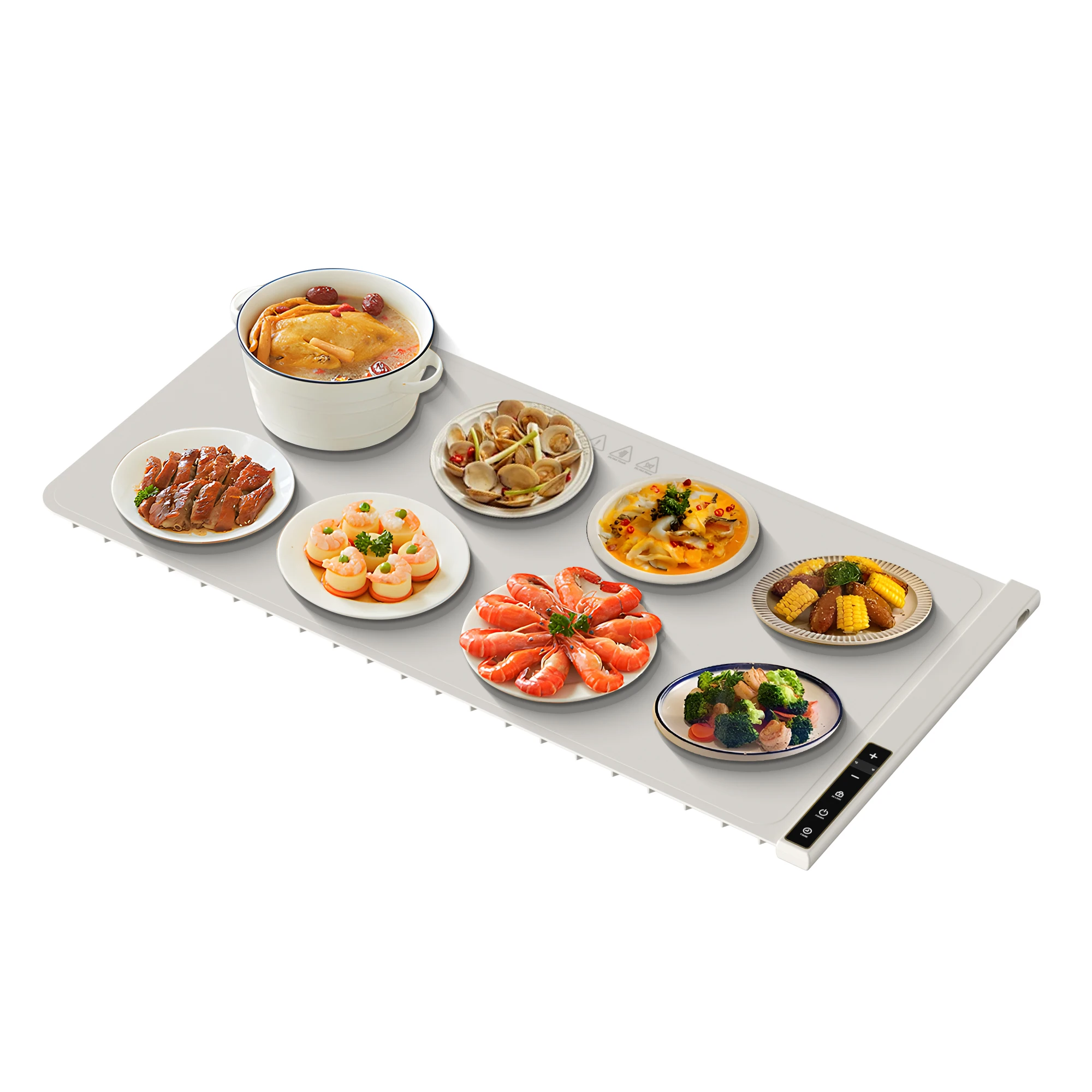 2025 New Trend Factory Price Buffet Heated Tray Panel Heater Easy to Clean UK/European Union/US/AU Household Plug