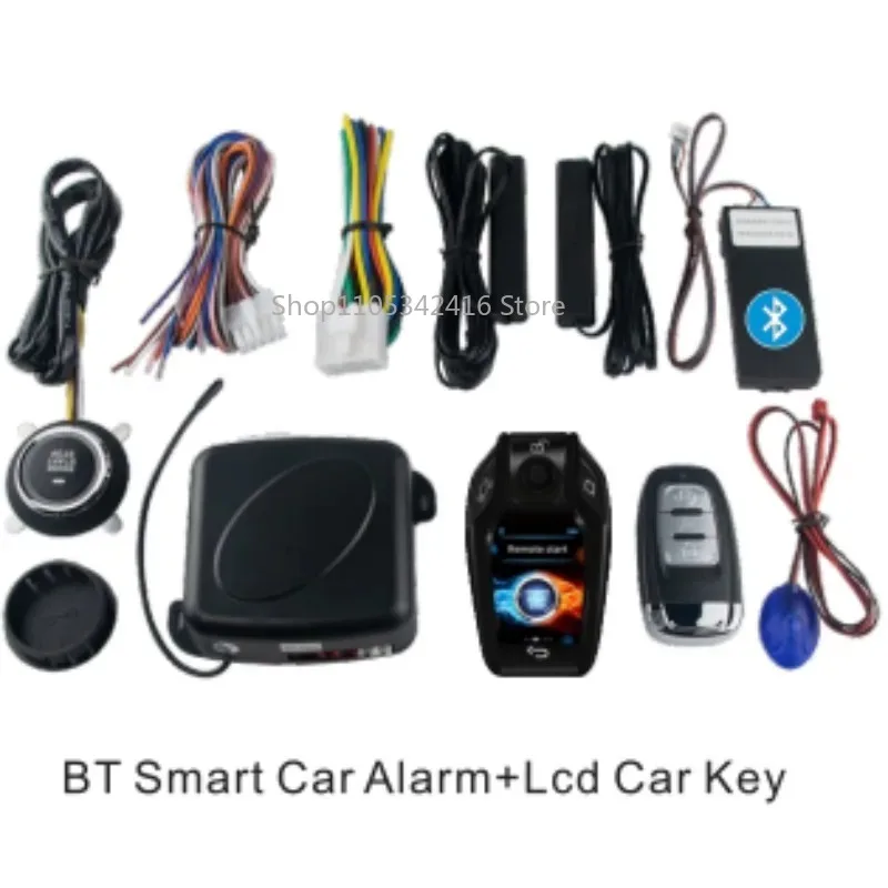 4G NFC Smart Car Alarm Keyless Entry System | APP Remote Control Push Engine Start Stop | KOL