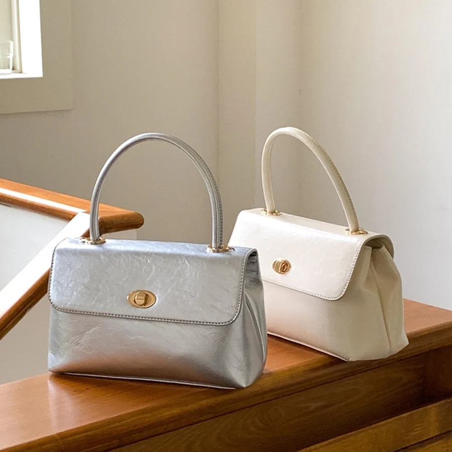 

Fashion versatile Korean-style flip crossbody bag retro pu leather single-shoulder small bag for women's Daily travel commuting