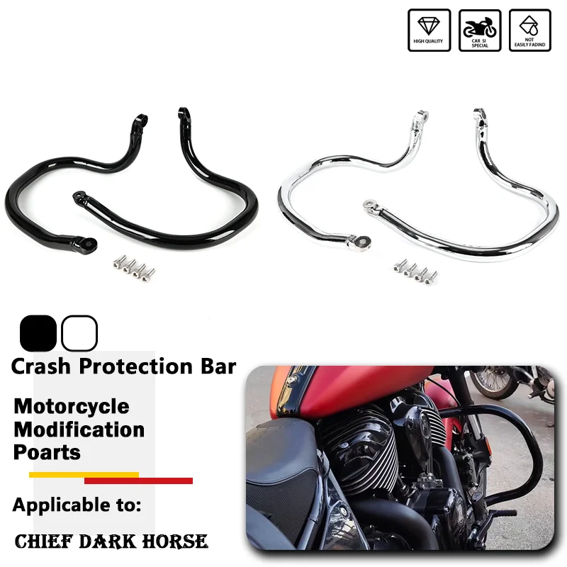 

Motorcycle Crash Protection Bar Engine Bumper Frame Falling Protector For Indian Indian Chief Bobber Dark Horse 2022 2023