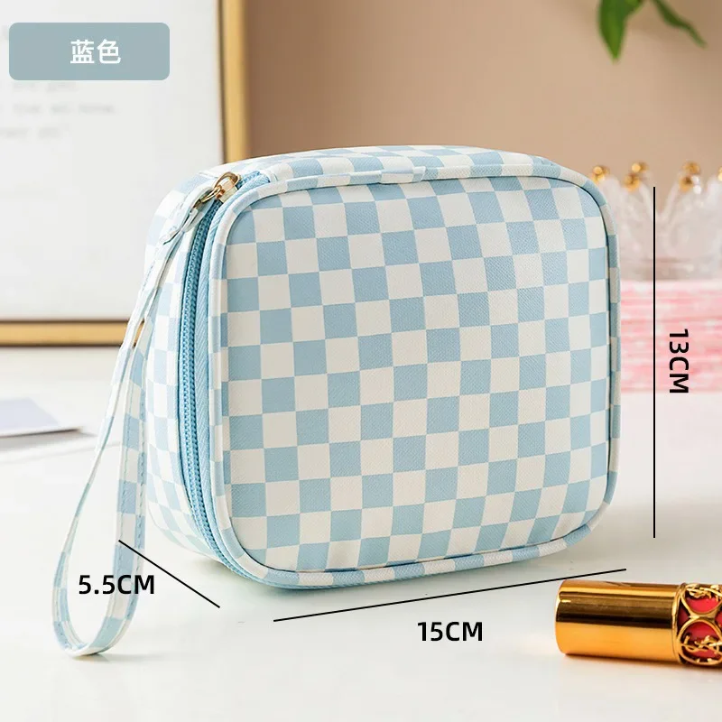 PU portable sanitary napkin storage bag, small portable menstrual storage bags.