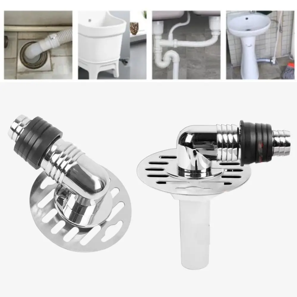 Stainless Steel Floor Drain Cover Insect Control Odor Prevention Drain Joint Anti-odor Disposer Trap Tool