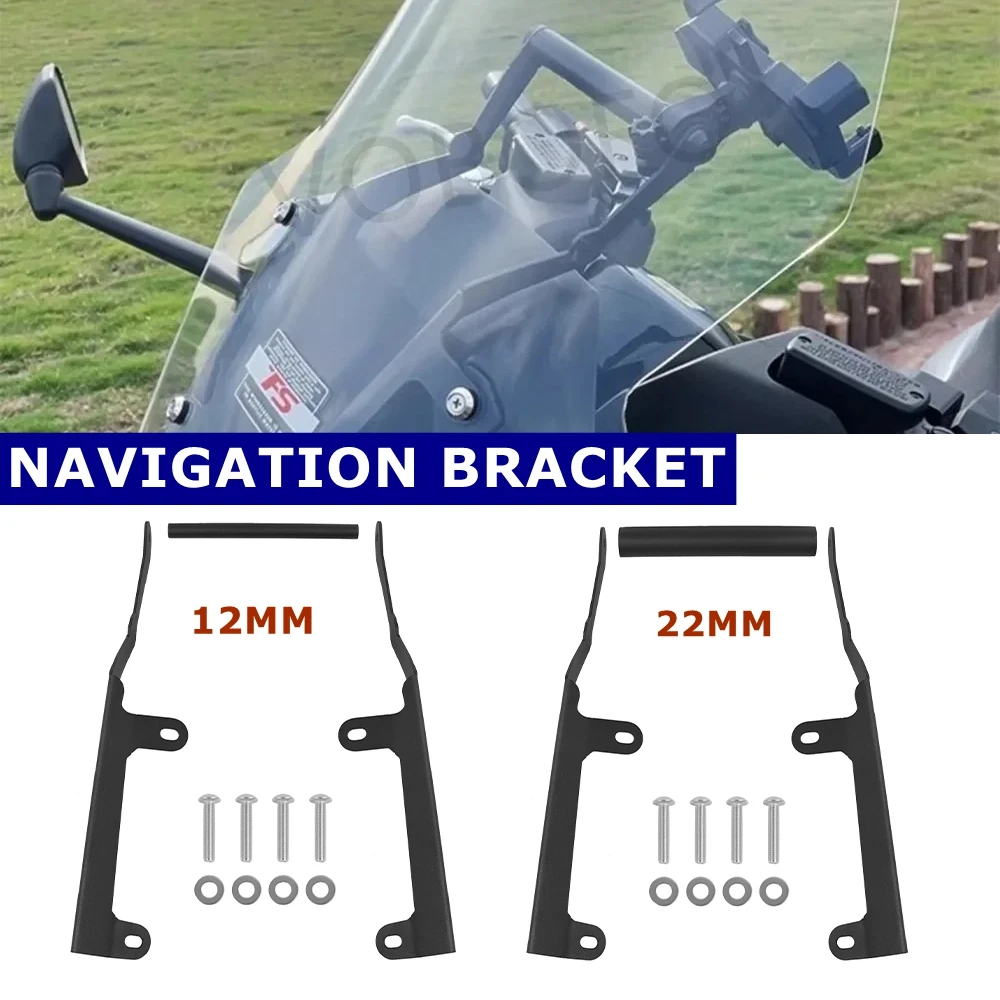 

For Honda Forza 750 FORZA750 2021-2023 2024 2025 Motorcycle Navigator Bracket Mount Dashcam Rack Bracket Phone Hold Stand