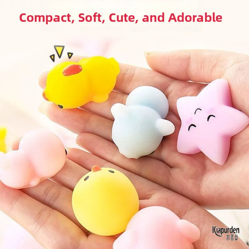 Soft Silicone Animal Shaped Stress Relief Toys Slow Rebound Cute Ball Toys for Girls Creative Prank Toys Finger Squeezing Fun