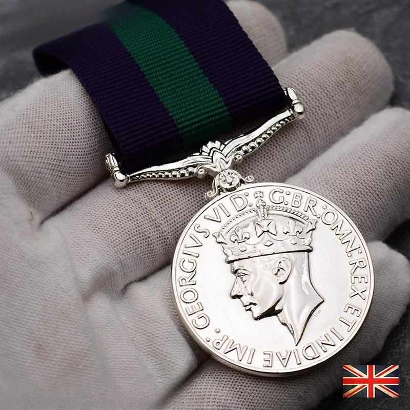 Eastern Front 2024-11 British Commonwealth George VI British Empire Conventional Long Service Commemorative Medal
