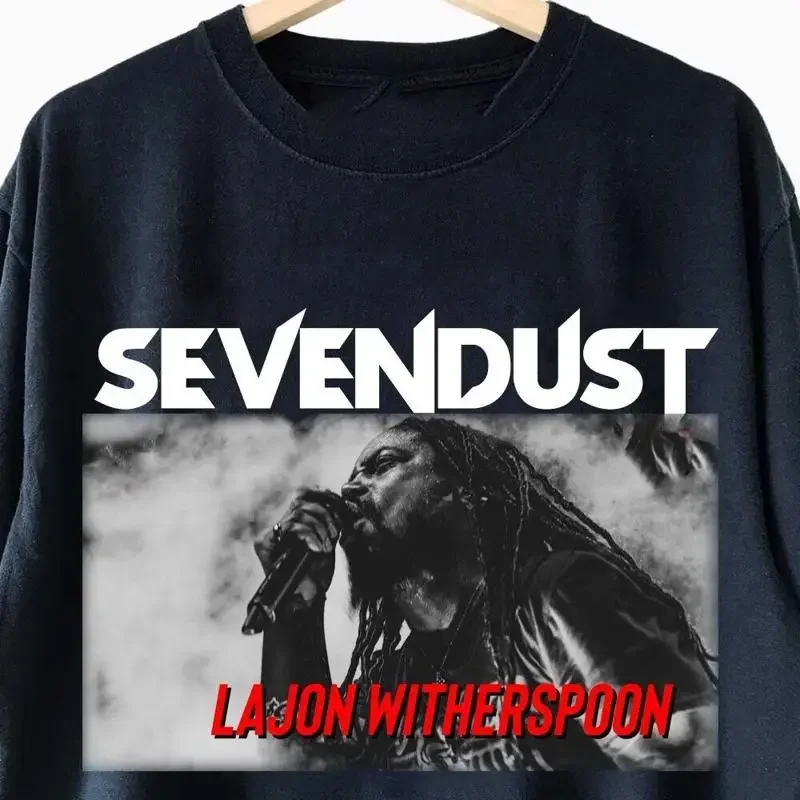 Nueva camiseta negra de S-2345XL de regalo para fan de Lajon Witherspoon Sevendust
