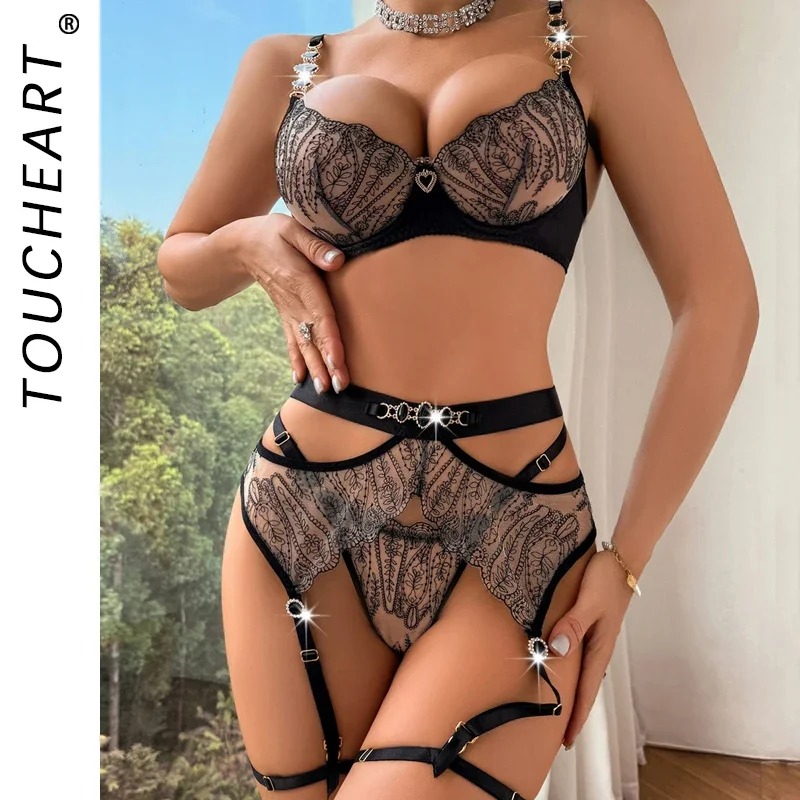 Sexy Panties Wearing a Lot of Women's Underwear Woman Set Bra Sexy Lingerie Sexual Women's Clothing Sets Romantic Lingeries Set