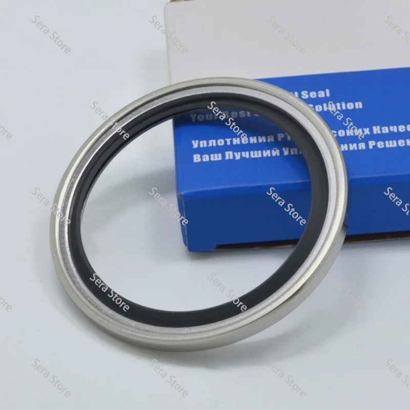 Stainless Steel Double Lip PTFE Oil Seal | High-Speed Corrosion-Resistant Shaft Seal 60x65mm