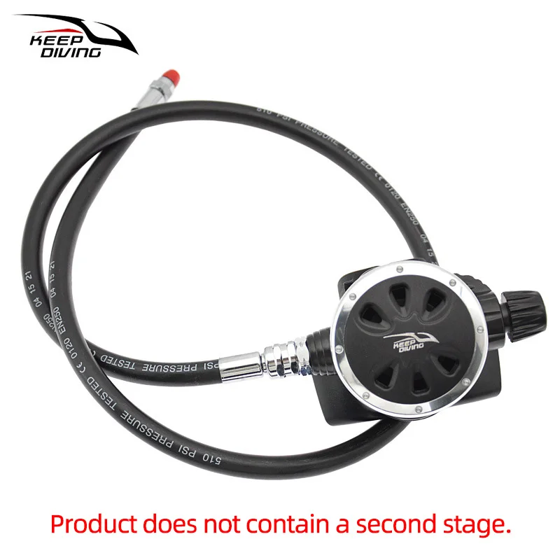 75CM/102CM/210CM Scuba Diving Second Stage Low Pressure Regulator Hose Brass Joint 510 Psi Diving Snorkeling Accessory