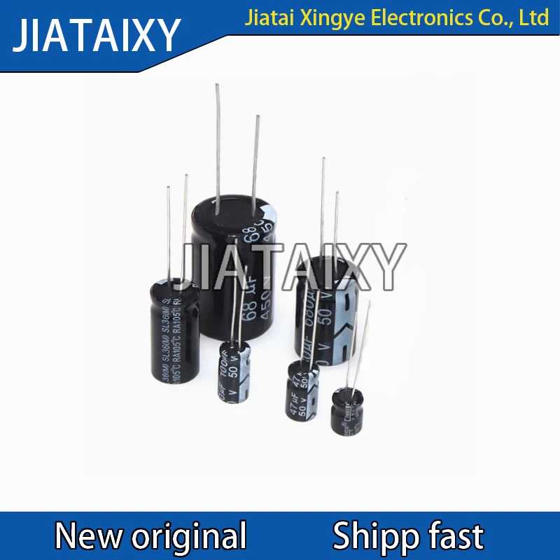10PCS 6.3V 10V 80V Electrolytic Aluminum Capacitor 220UF 330UF 470UF 680UF 820UF 1000UF 1500UF 1800UF 2200UF 3300UF 4700UF 6800U