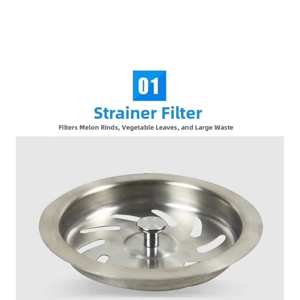 1Pcs Kitchen Sink Filter Stainless Steel Mesh Drain Stopper Sewer Mesh Strainers Bathroom Sink Strainer Drain Hole Filter Trap