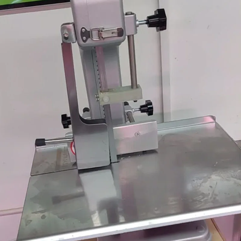 Electric Bone Sawing Machine Automatic 850W Frozen Meat Bone Cutter Desktop Commercial Cut Lamb Fish Pork Beef Ribs Bone Machine