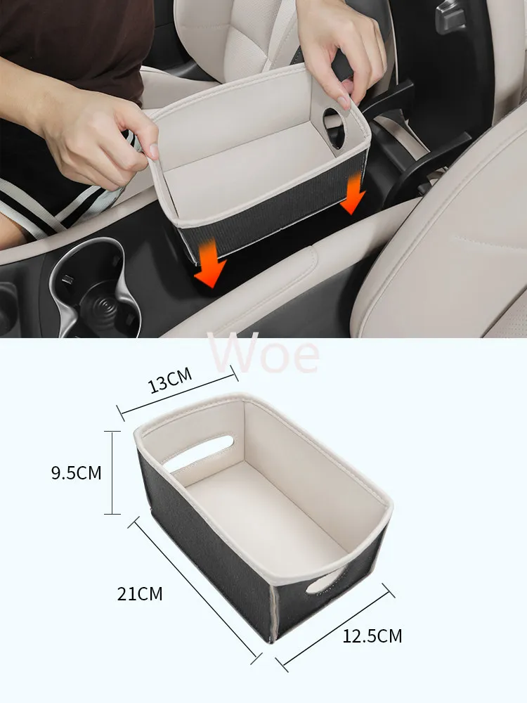 For 2025 IM L6 Armrest Storage Box Leather Center Console Organizer Interior Accessories Custom Fit Replacement