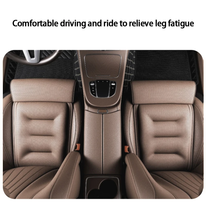 2026 Car Seat Cushion With Leg Support Universal Car Seat Protection Cover Breathable Thick Padding Mat Comfort Auto Seat image 5