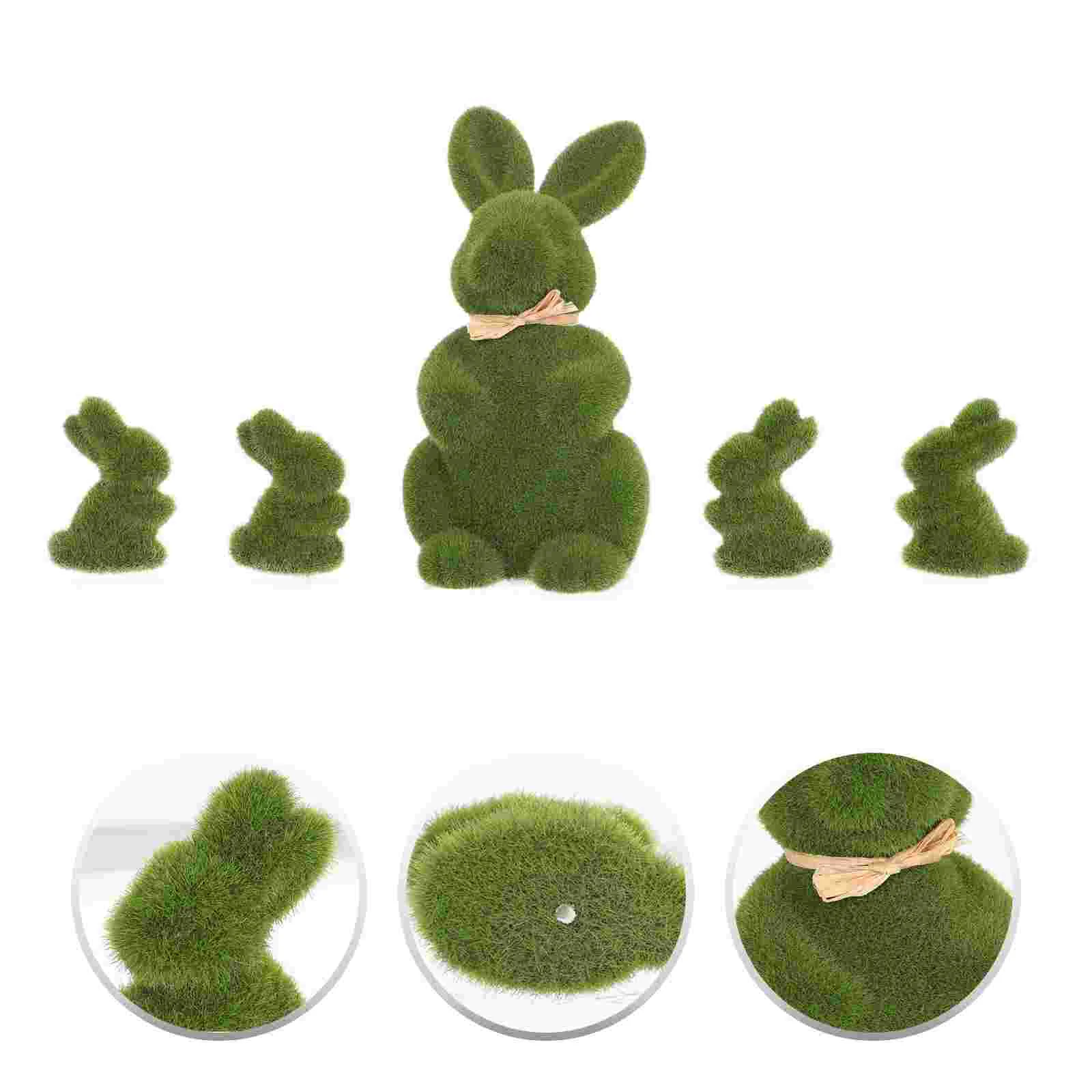 

5 Pcs Baby Toys Simulated Rabbit Decoration Bunny Decorations for Party Lawn Easter