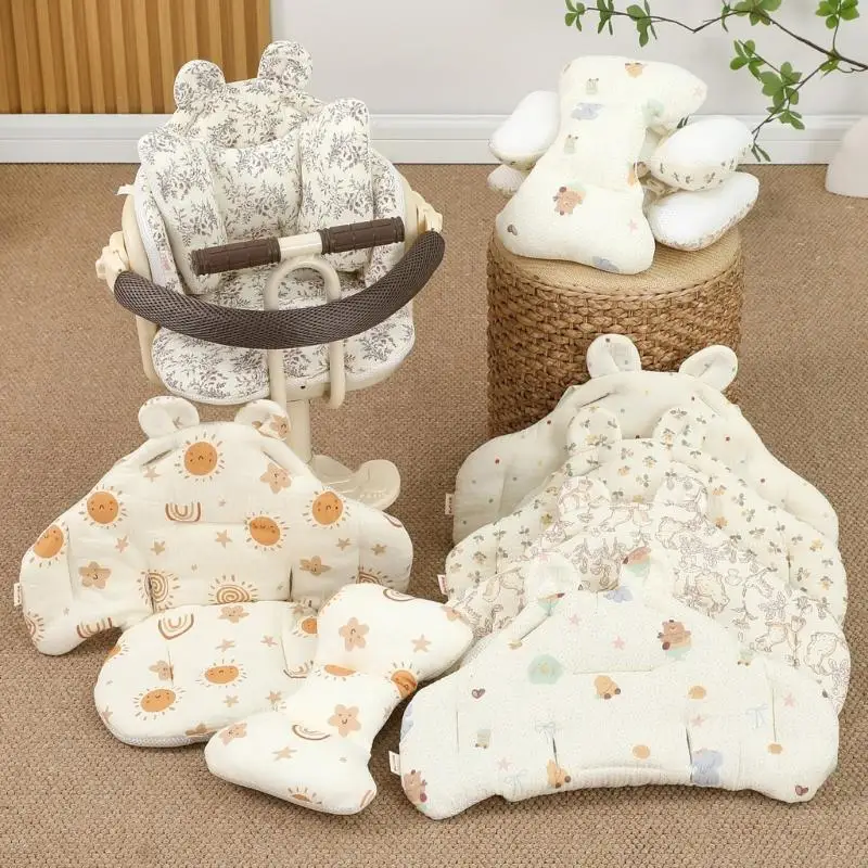 Immagine 4: Cuscino per seggiolino auto per neonati in cotone XXFE con design facile installazione per il comfort del bambino