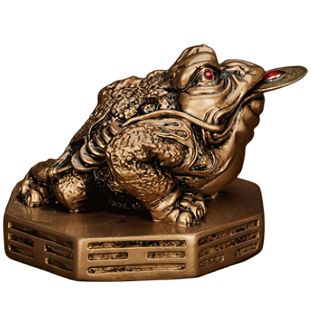 

Small Frog Figurine Statues Tabletop Home Decor Resin Decoration Decorations Mini Figurines