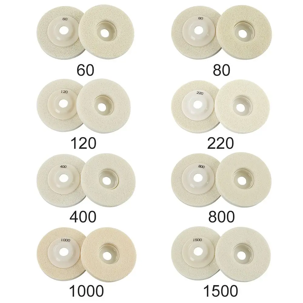 100mm Marble Granite Quartz 60~1500Grits Sanding Disc Nylon Fiber Grinding Pad Sponge Polishing Wheel Stone Buffing