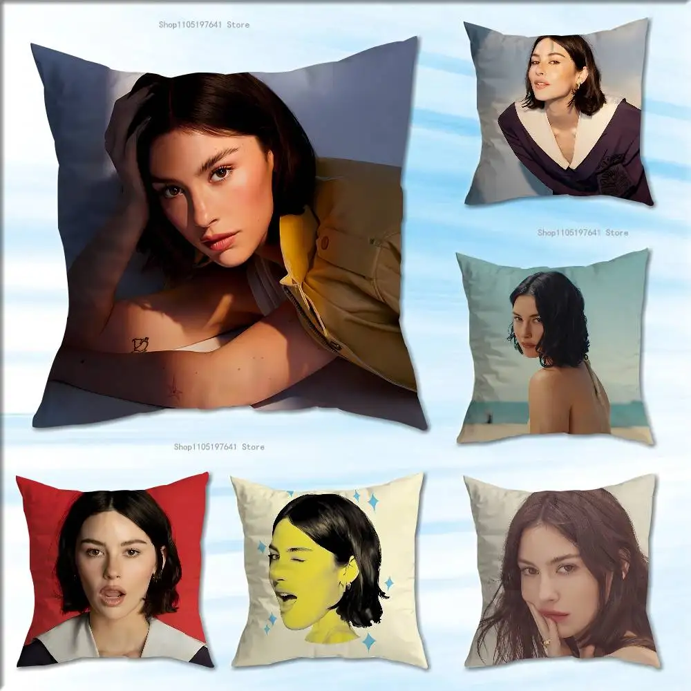 

Singer G-Gracie Abrams Pillow Case cute cartoon anime peripheralsBedroom Sofa Decorative Cushion Cover Soft Cushion Cover