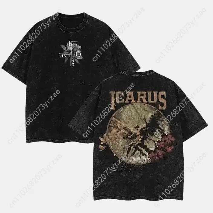 Icarus العقلية عادية التي شيرت رجل امرأة عالية الجودة القطن قصير الأكمام موضة مريحة تي شيرت لينة تنفس القمم #1