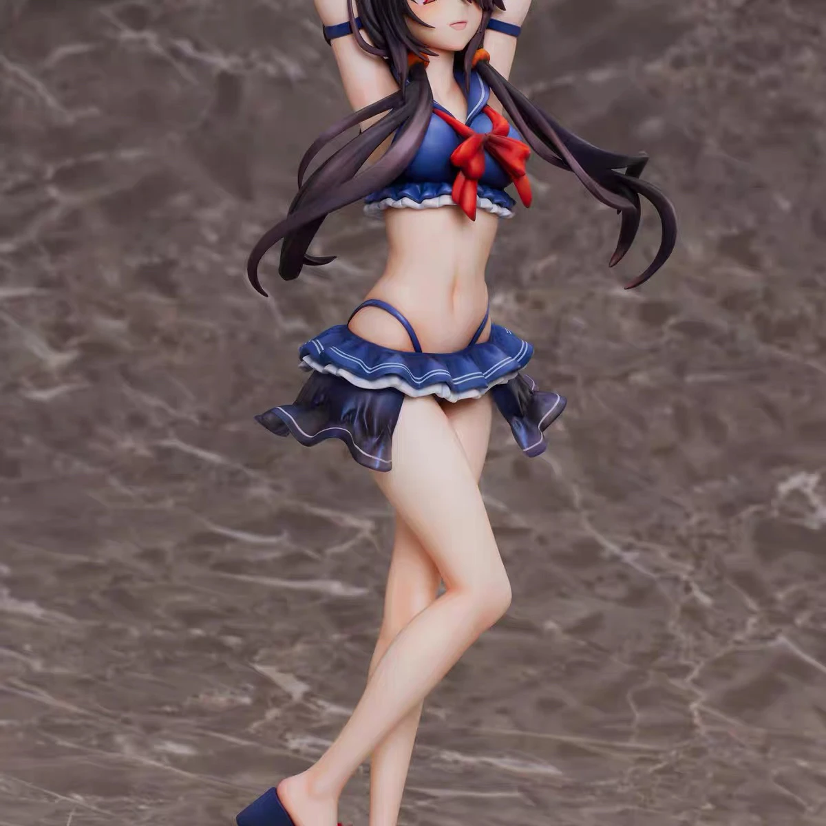 Na Stanie ElCOCO Oryginalna Autentyczna DATE A LIVE Kurumi Tokisaki 24CM Figurka Akcji PVC Model Zabawka Ozdoba Kolekcjonerska Prezent na Święta